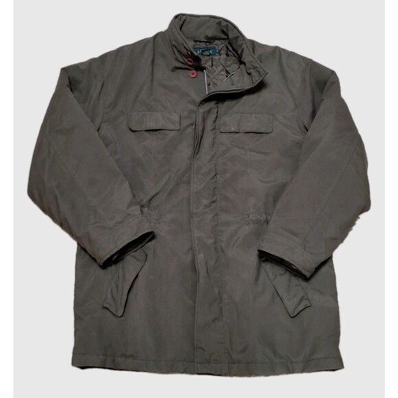 J Crew Oarsman Jacket Mens M Army Green Utility Chore Barn Coat Parka Y2K - Picture 1 of 15